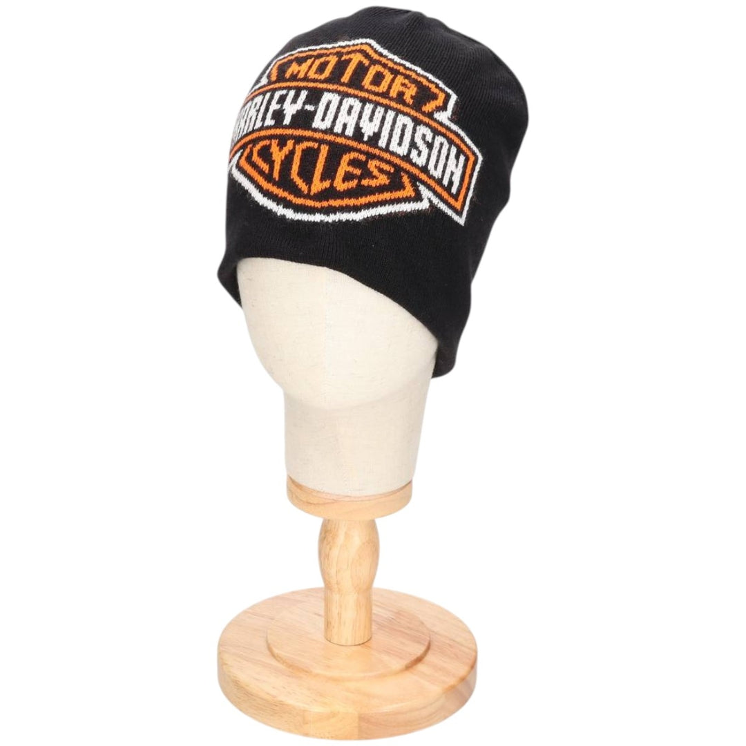 Harley-Davidson knit beanie, one size fits all unclear black type Vintage Second Hand