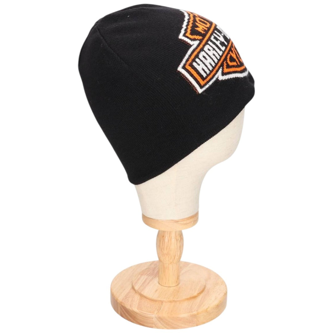 Harley-Davidson knit beanie, one size fits all unclear black type Vintage Second Hand