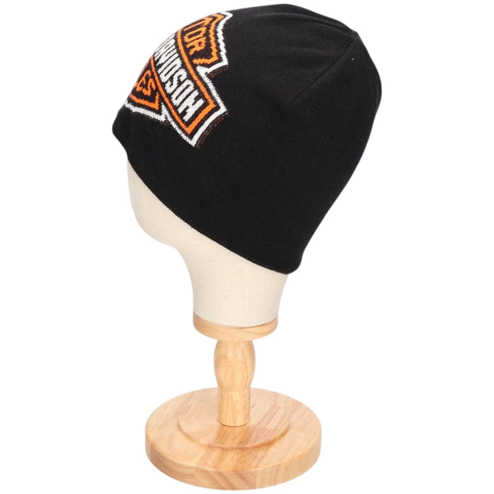 Harley-Davidson knit beanie, one size fits all unclear black type Vintage Second Hand