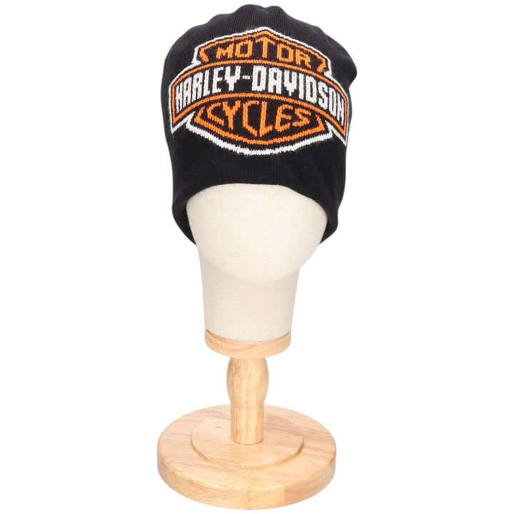 Harley-Davidson knit beanie, one size fits all unclear black type Vintage Second Hand