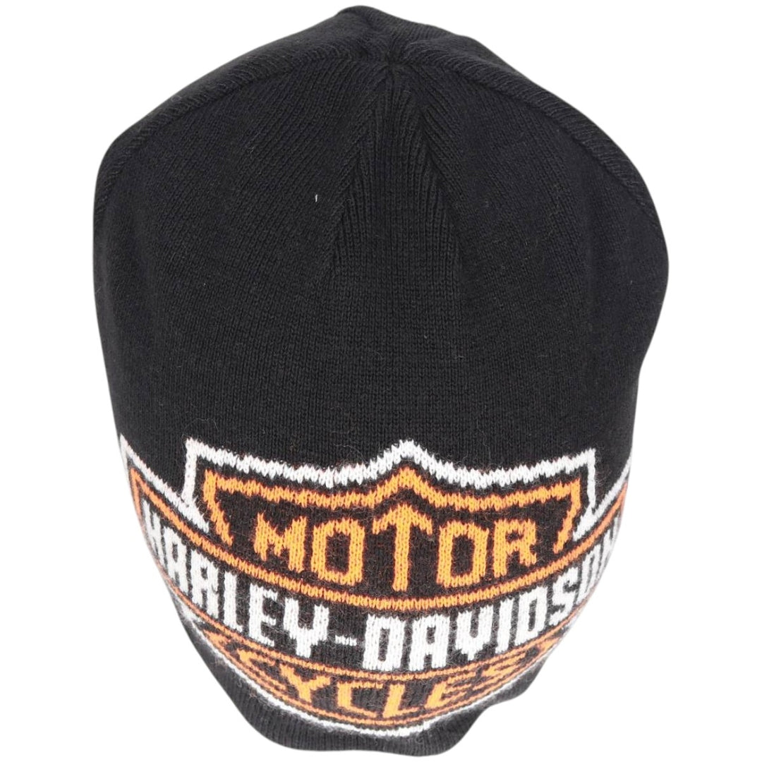 Harley-Davidson knit beanie, one size fits all unclear black type Vintage Second Hand