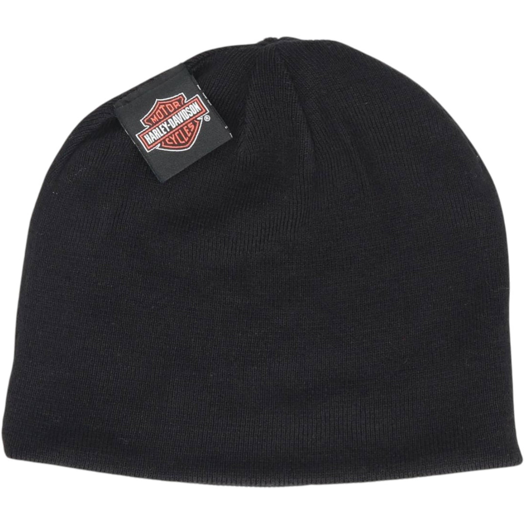 Harley-Davidson knit beanie, one size fits all unclear black type Vintage Second Hand