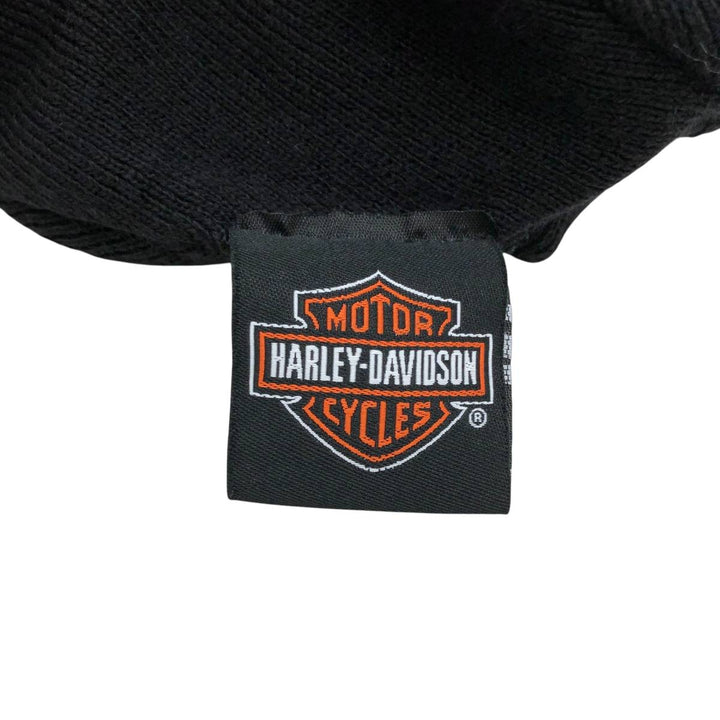 Harley-Davidson knit beanie, one size fits all unclear black type Vintage Second Hand