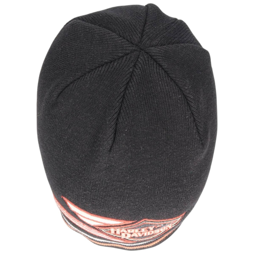 Harley-Davidson knit beanie, one size fits all acrylic black type Vintage Second Hand