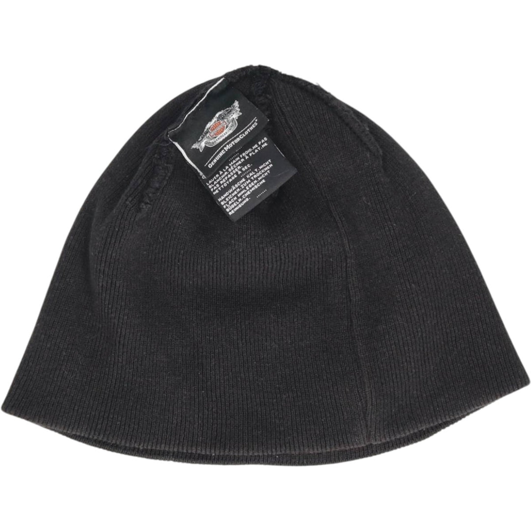 Harley-Davidson knit beanie, one size fits all acrylic black type Vintage Second Hand
