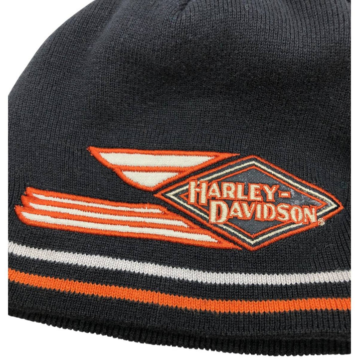 Harley-Davidson knit beanie, one size fits all acrylic black type Vintage Second Hand