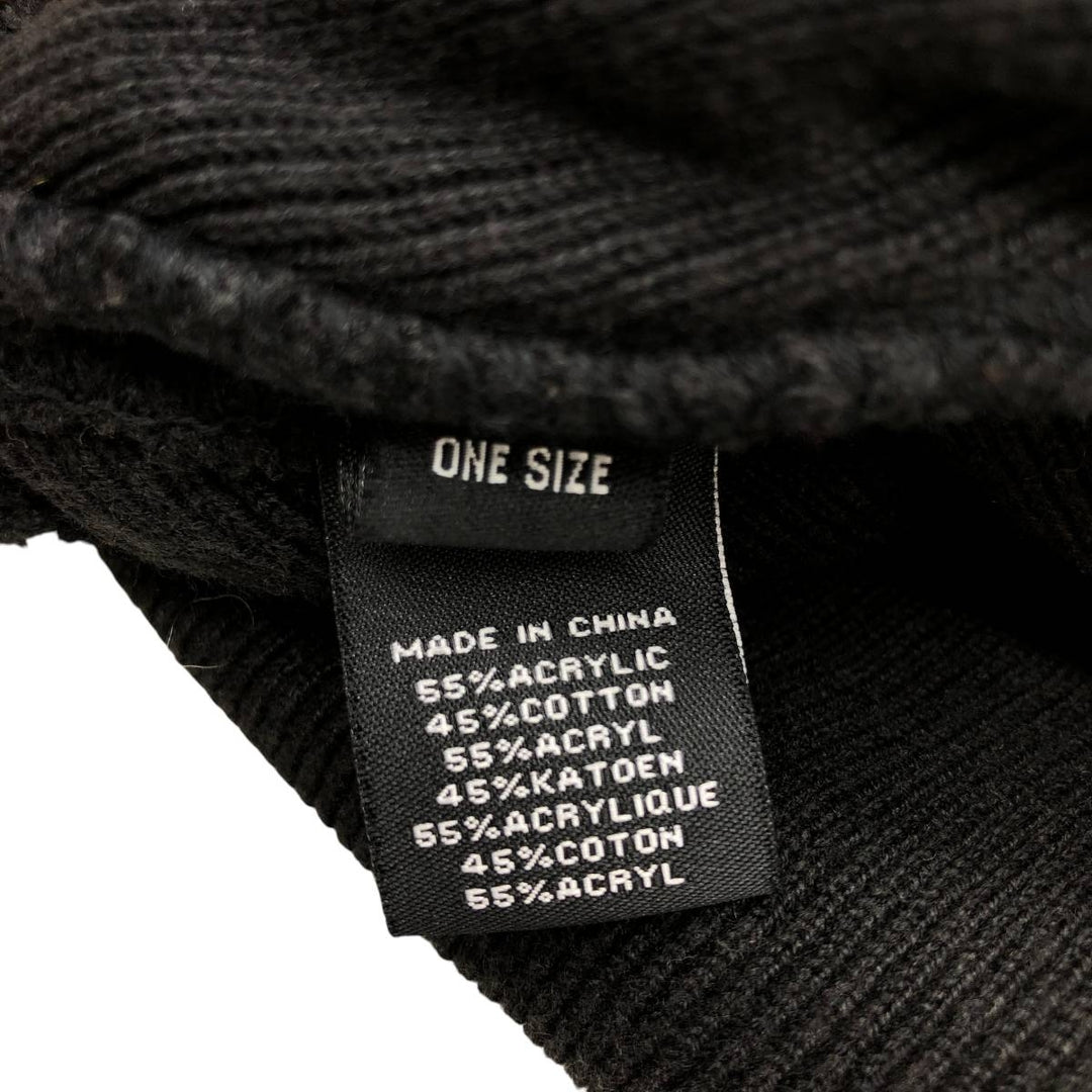 Harley-Davidson knit beanie, one size fits all acrylic black type Vintage Second Hand