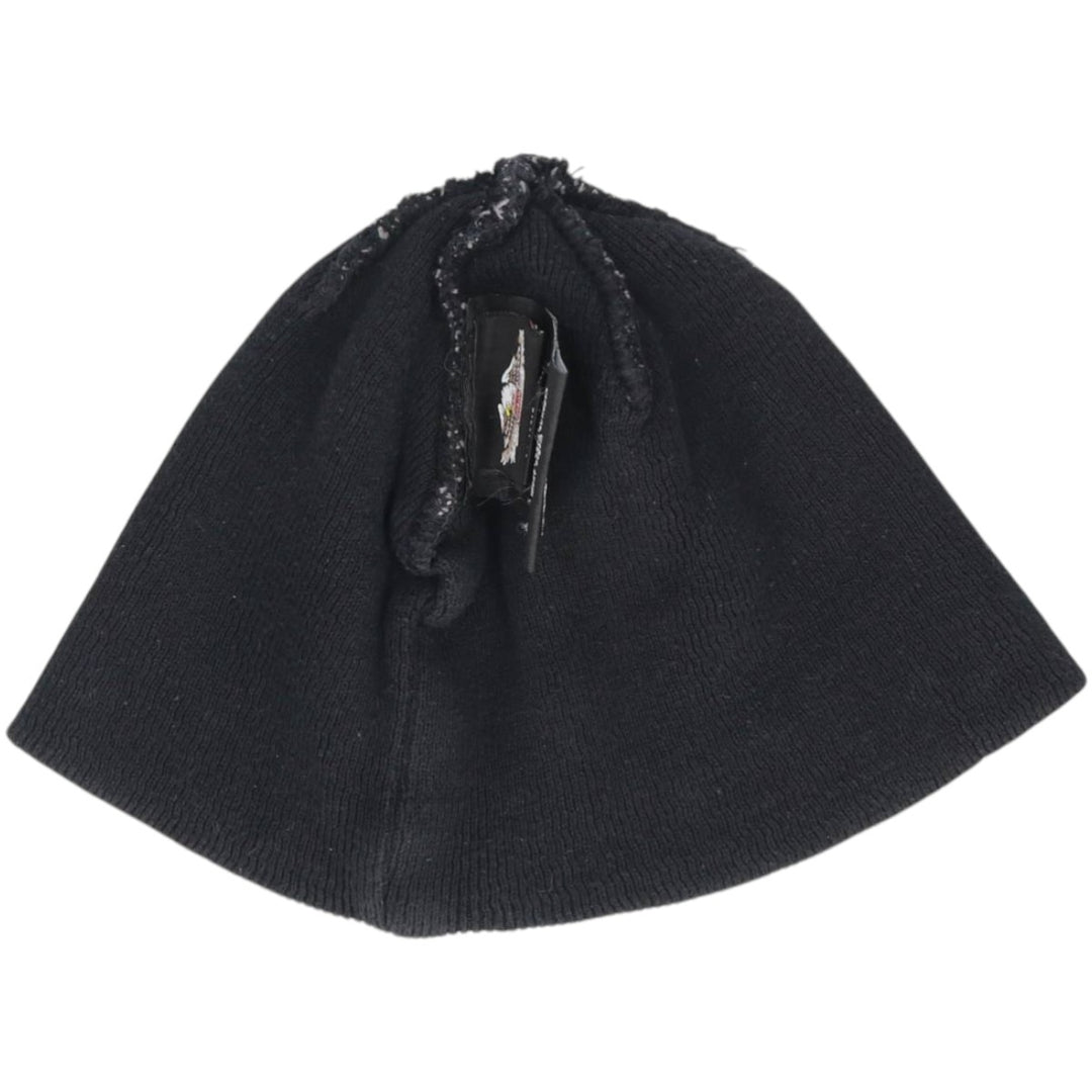 2000'S Harley-Davidson Skull Pattern Knit Beanie, One Size Fits Most cotton black type Vintage Second Hand