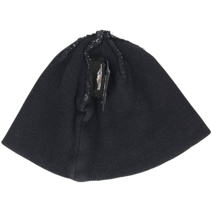 2000'S Harley-Davidson Skull Pattern Knit Beanie, One Size Fits Most cotton black type Vintage Second Hand
