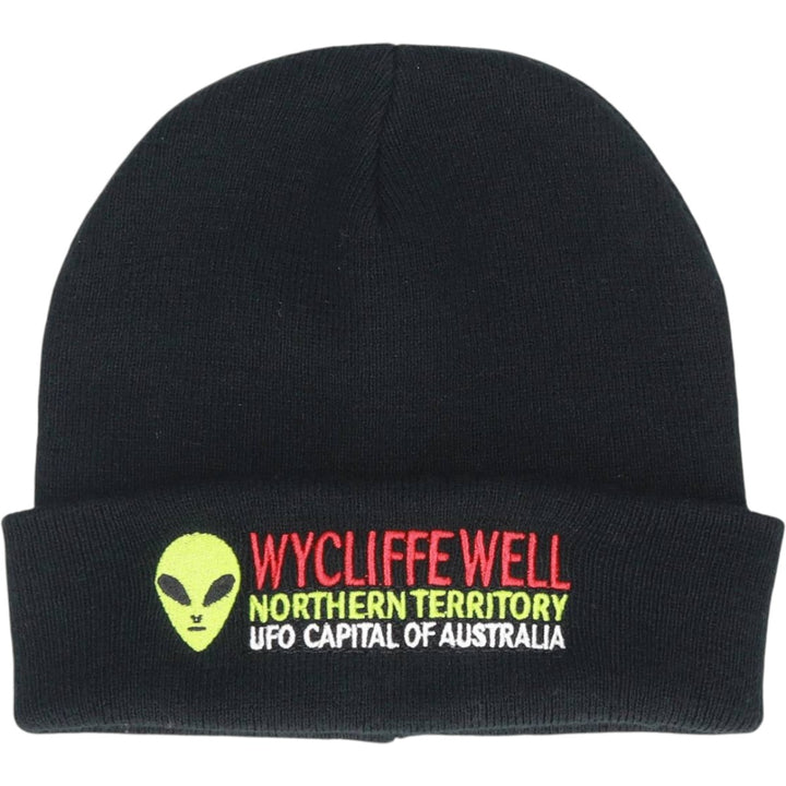 DAVRIC Knit Beanie, One Size Fits All cotton black type Vintage Second Hand