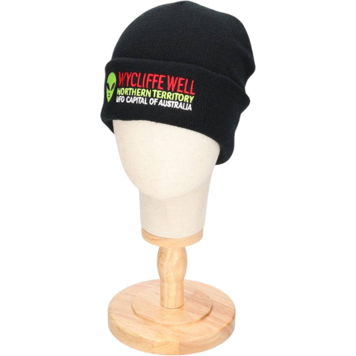 DAVRIC Knit Beanie, One Size Fits All cotton black type Vintage Second Hand