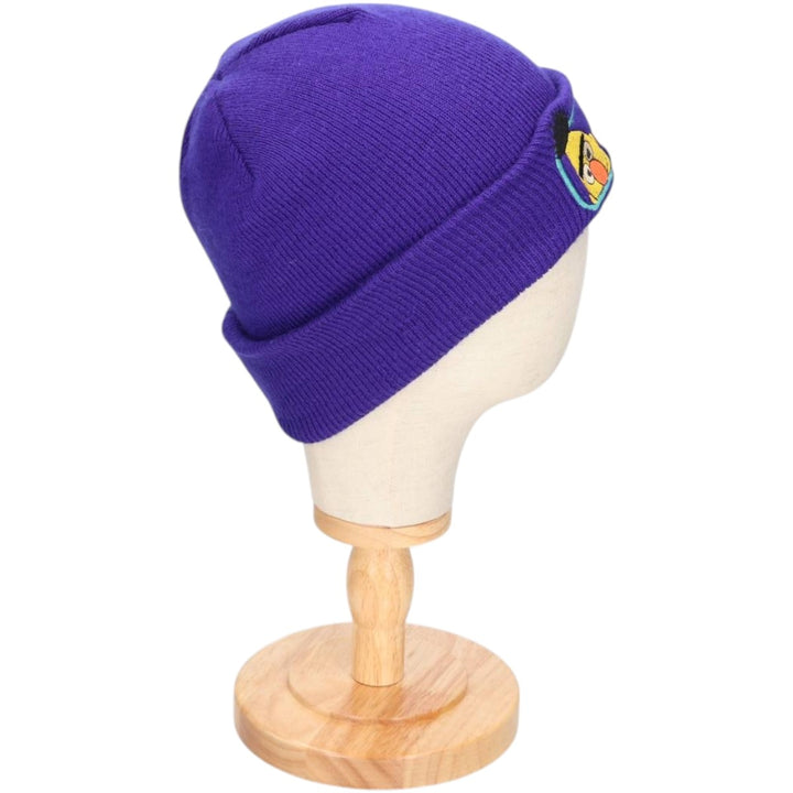 SESAME STREET Bert and Ernie Knit Beanie, One Size Fits Most acrylic blue type Vintage Second Hand