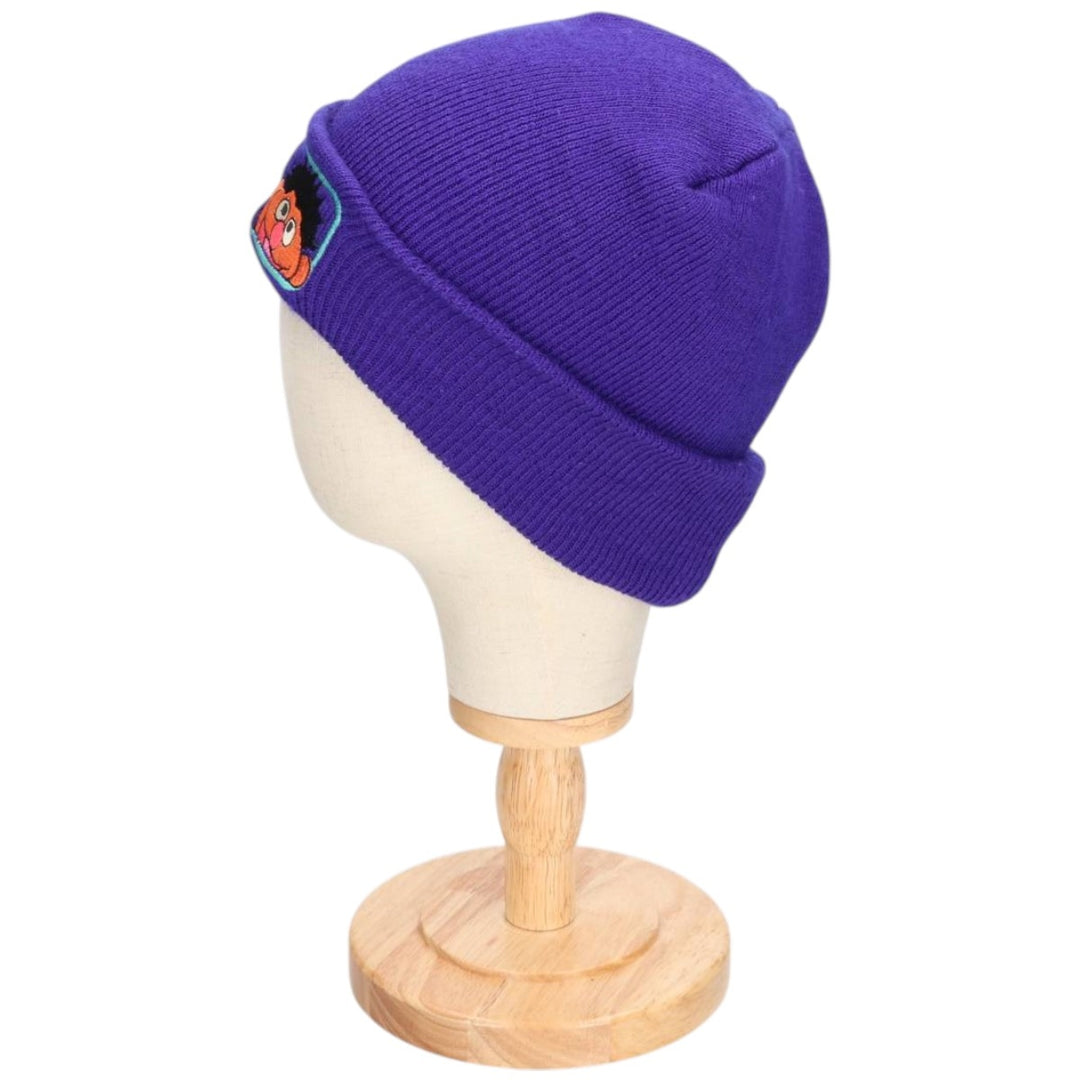 SESAME STREET Bert and Ernie Knit Beanie, One Size Fits Most acrylic blue type Vintage Second Hand