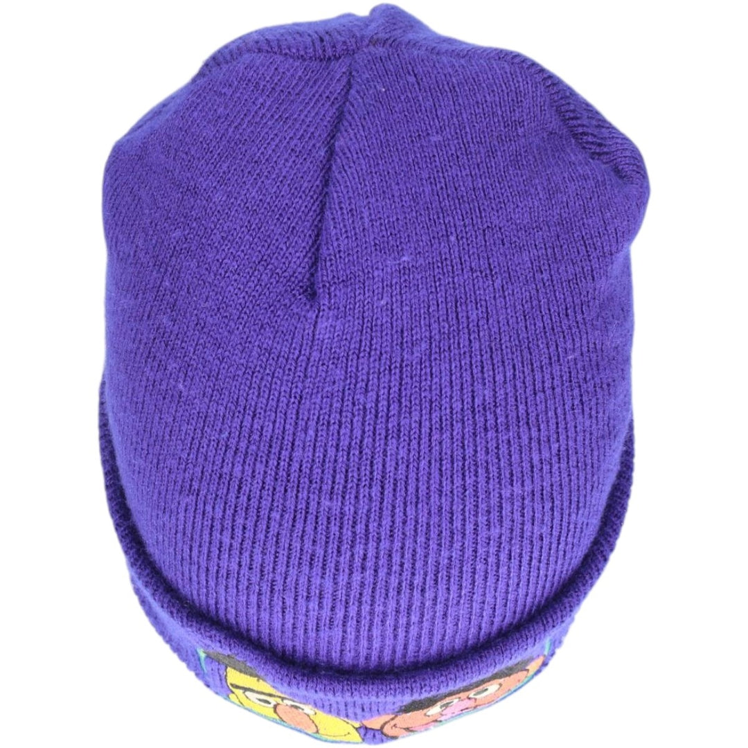 SESAME STREET Bert and Ernie Knit Beanie, One Size Fits Most acrylic blue type Vintage Second Hand