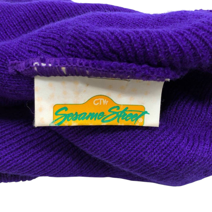 SESAME STREET Bert and Ernie Knit Beanie, One Size Fits Most acrylic blue type Vintage Second Hand