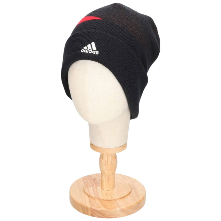 2000'S Adidas German Football Association knit beanie, one size fits all acrylic black type Vintage Second Hand