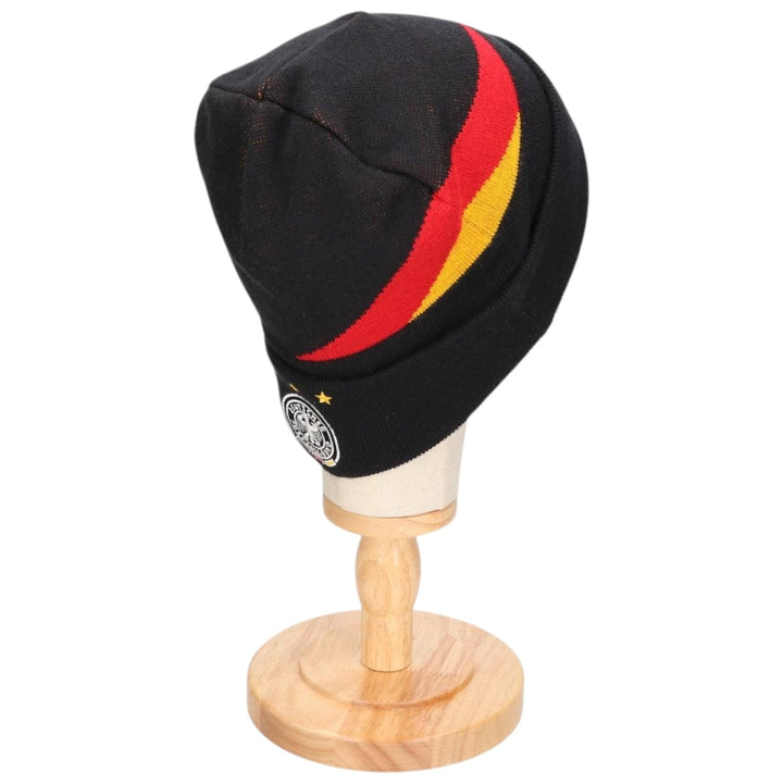 2000'S Adidas German Football Association knit beanie, one size fits all acrylic black type Vintage Second Hand