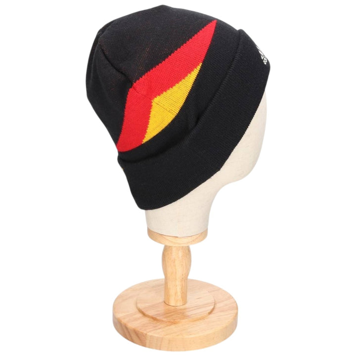 2000'S Adidas German Football Association knit beanie, one size fits all acrylic black type Vintage Second Hand
