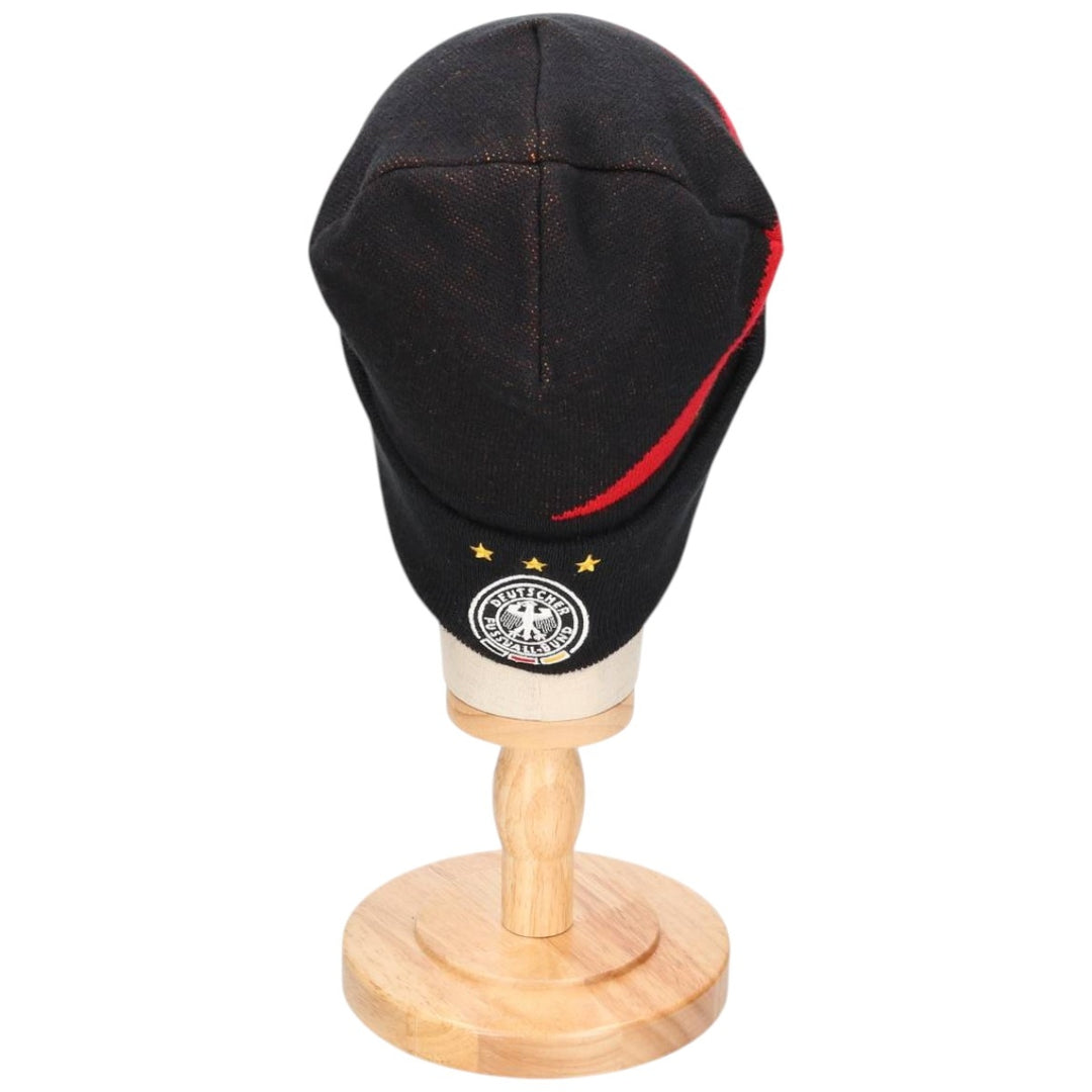 2000'S Adidas German Football Association knit beanie, one size fits all acrylic black type Vintage Second Hand