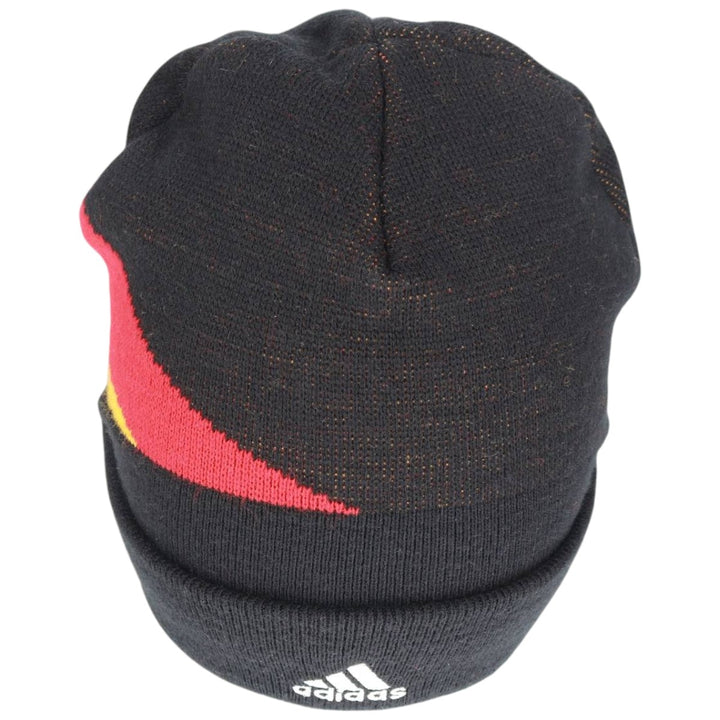 2000'S Adidas German Football Association knit beanie, one size fits all acrylic black type Vintage Second Hand