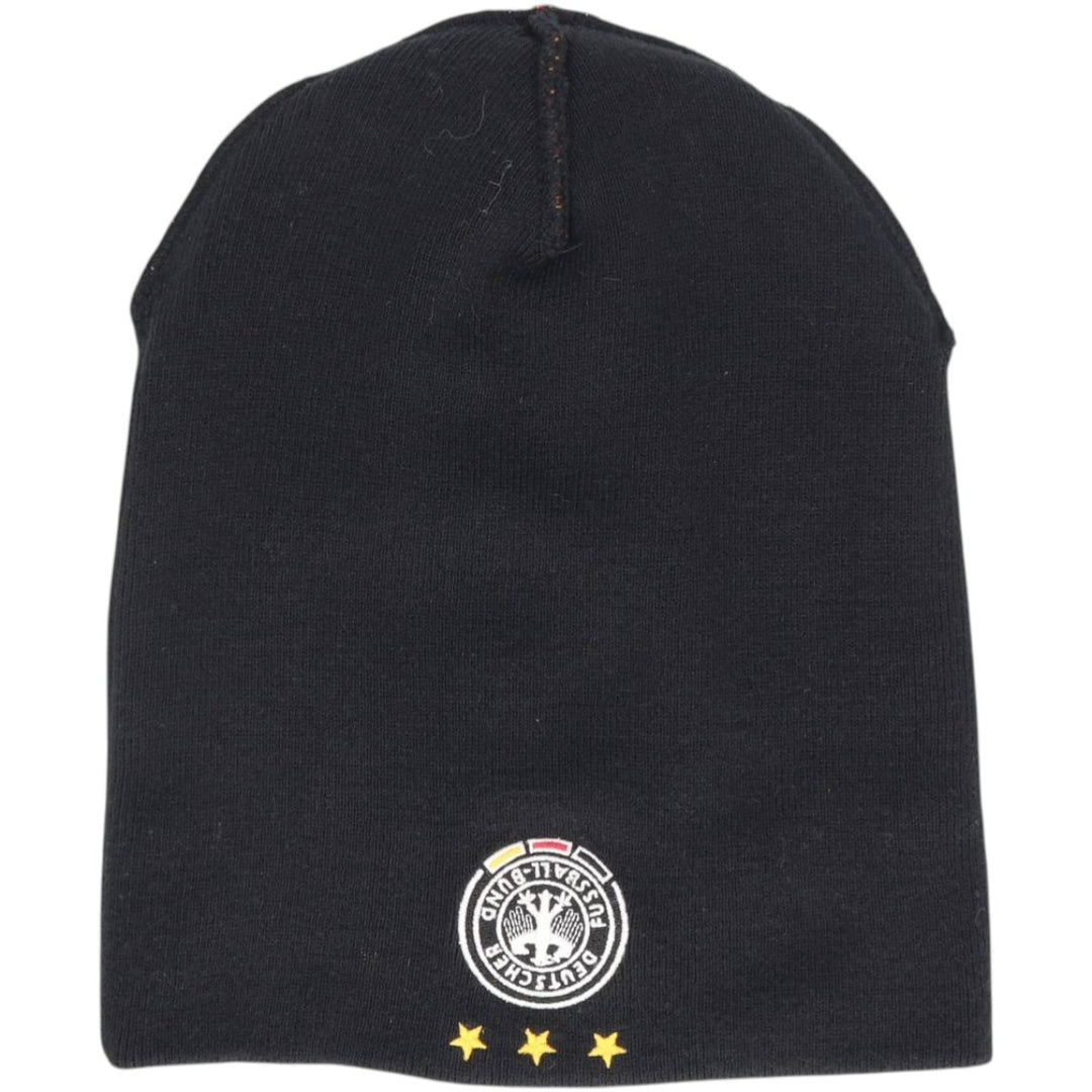 2000'S Adidas German Football Association knit beanie, one size fits all acrylic black type Vintage Second Hand