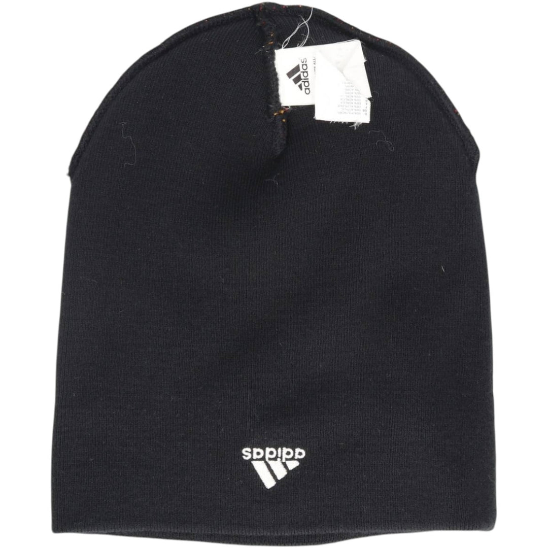2000'S Adidas German Football Association knit beanie, one size fits all acrylic black type Vintage Second Hand