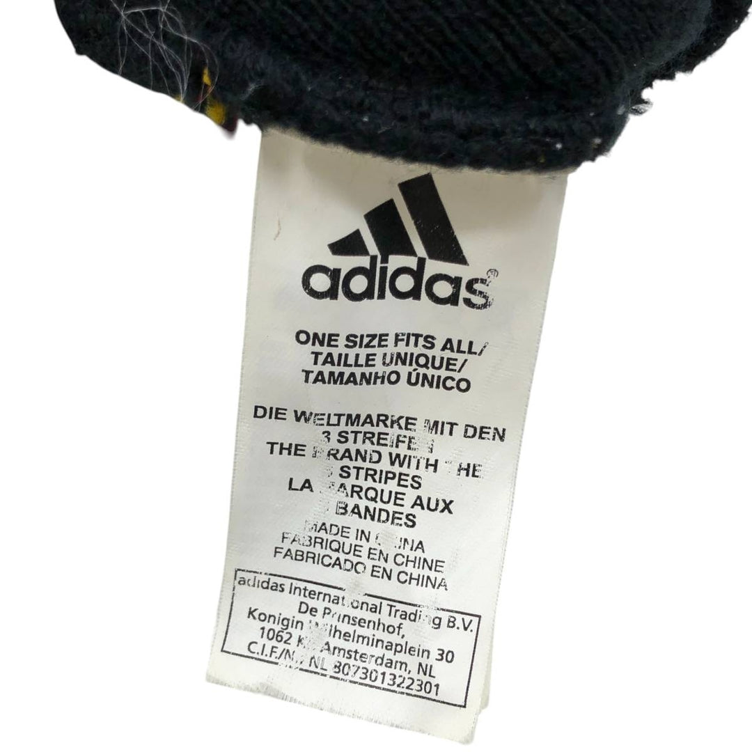 2000'S Adidas German Football Association knit beanie, one size fits all acrylic black type Vintage Second Hand