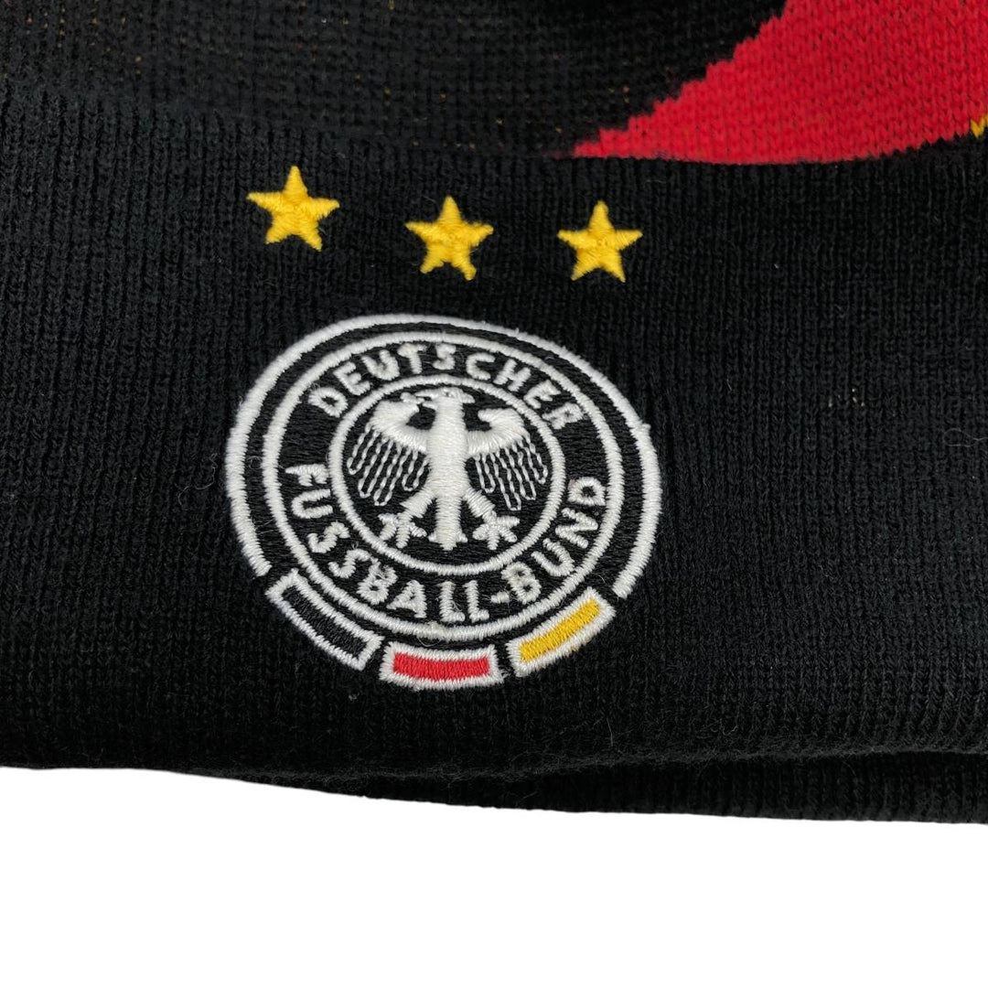 2000'S Adidas German Football Association knit beanie, one size fits all acrylic black type Vintage Second Hand