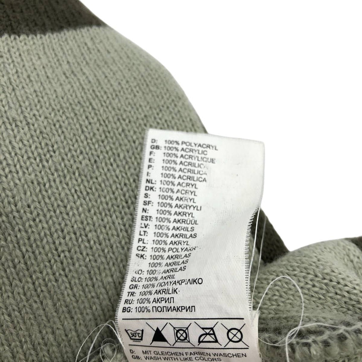 2000'S adidas MLB New York Yankees knit beanie, one size fits most acrylic Khaki type Vintage Second Hand