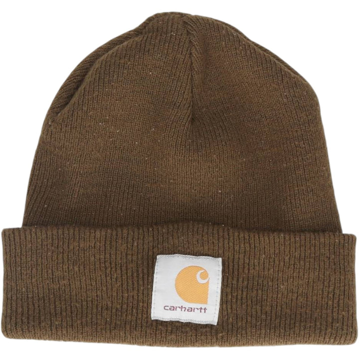 Carhartt Knit Beanie, Made in Canada, One Size Fits Most acrylic Khaki type Vintage Second Hand
