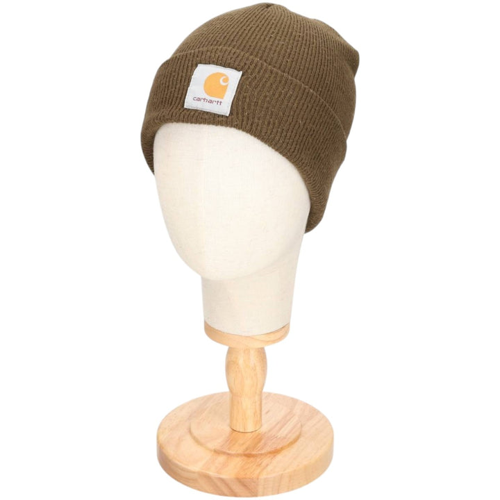 Carhartt Knit Beanie, Made in Canada, One Size Fits Most acrylic Khaki type Vintage Second Hand