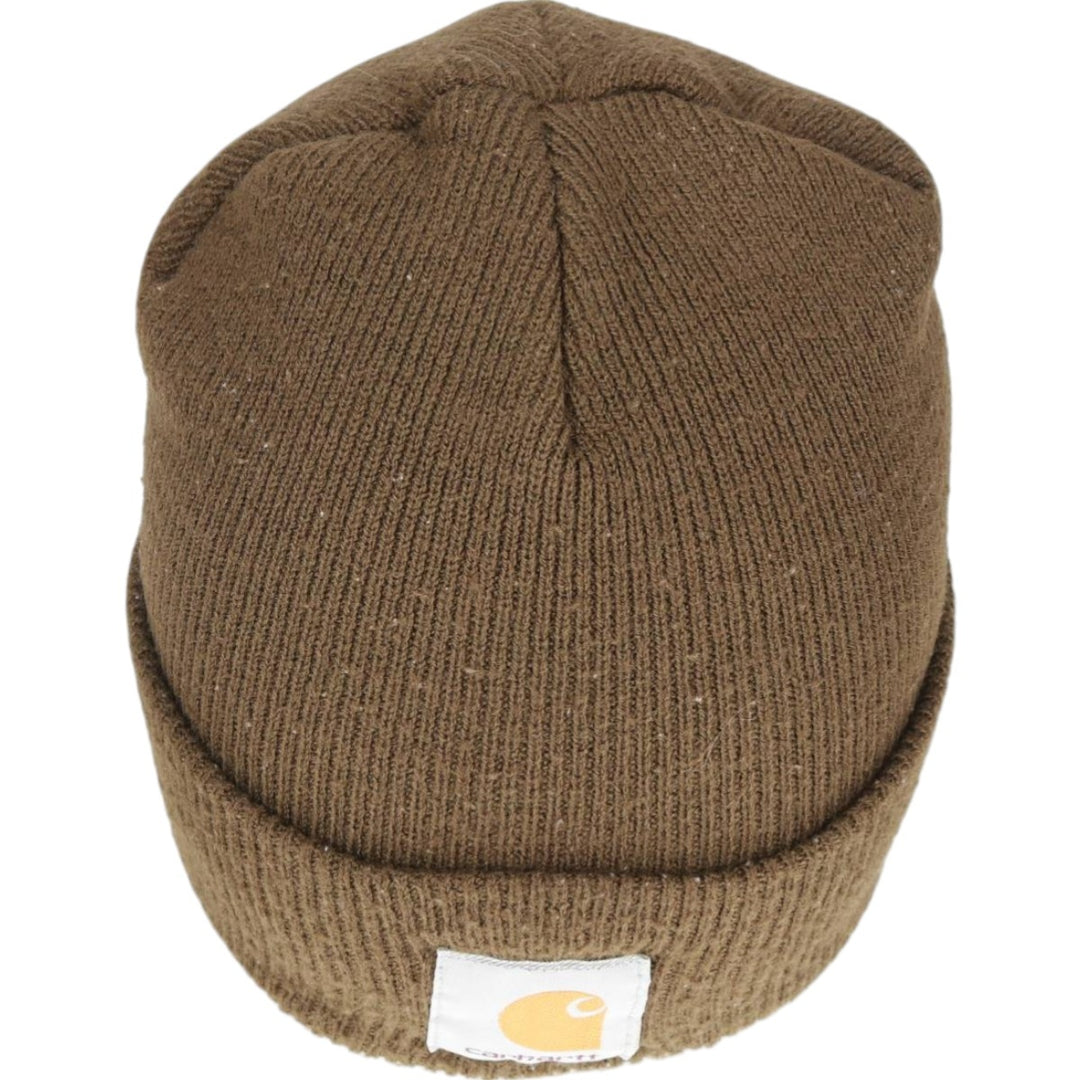 Carhartt Knit Beanie, Made in Canada, One Size Fits Most acrylic Khaki type Vintage Second Hand
