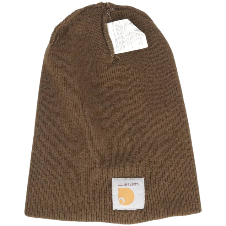 Carhartt Knit Beanie, Made in Canada, One Size Fits Most acrylic Khaki type Vintage Second Hand