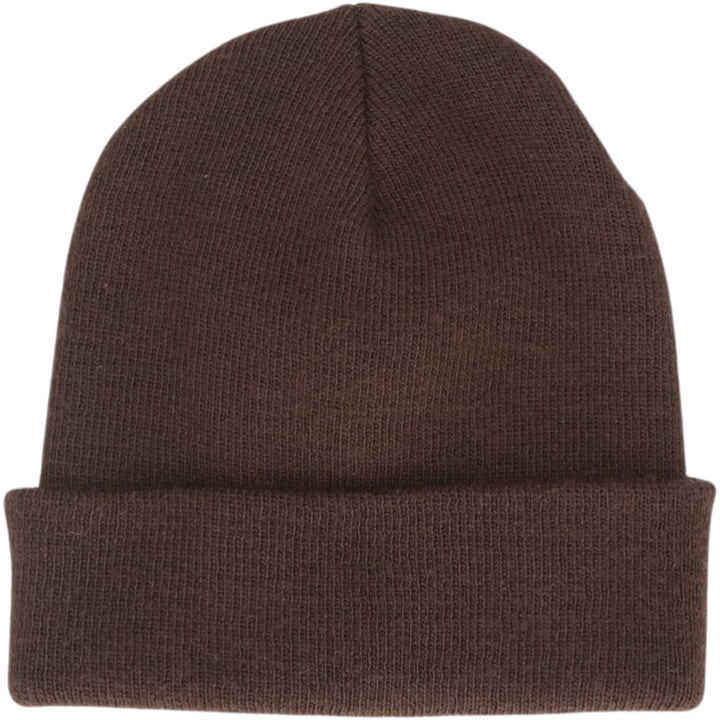 2000'S Carhartt Knit Beanie, Made in USA, One Size Fits Most acrylic brown type Vintage Second Hand