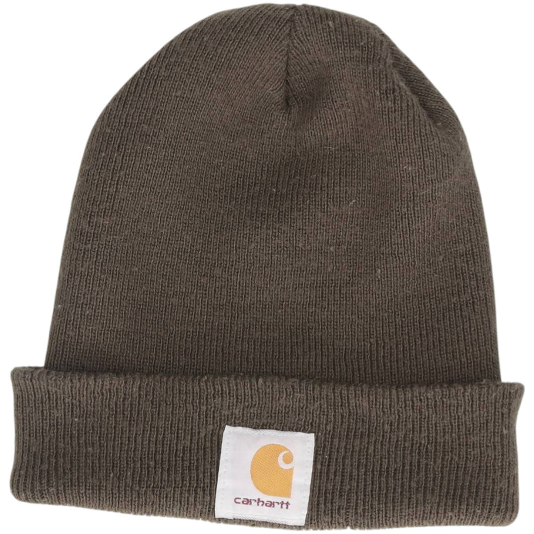 Carhartt Knit Beanie, Made in Canada, One Size Fits Most acrylic Green type dark green Vintage Second Hand