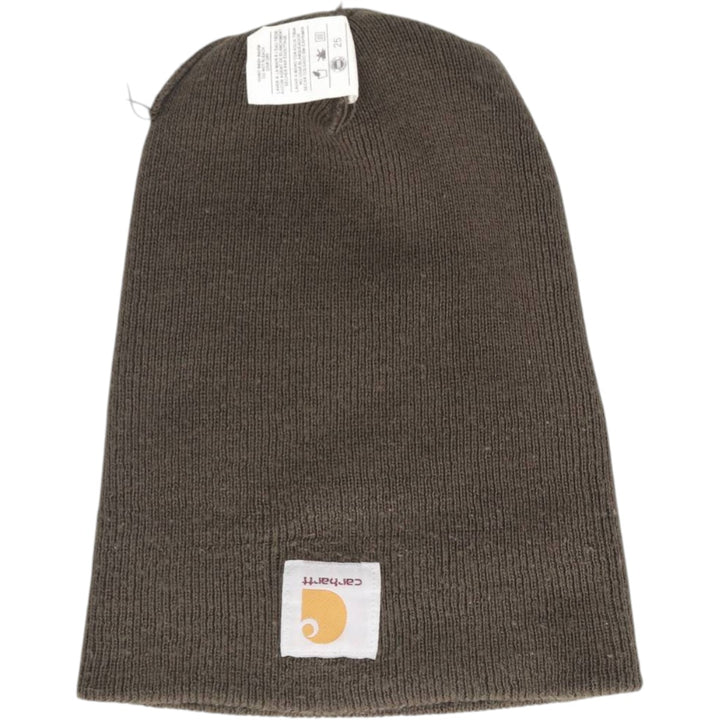 Carhartt Knit Beanie, Made in Canada, One Size Fits Most acrylic Green type dark green Vintage Second Hand