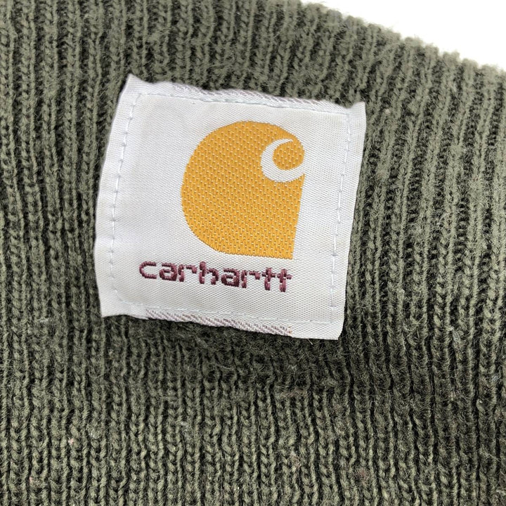 Carhartt Knit Beanie, Made in Canada, One Size Fits Most acrylic Green type dark green Vintage Second Hand