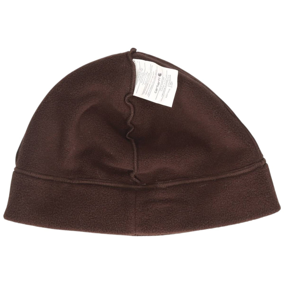 Carhartt knit beanie, one size fits all polyester brown type Vintage Second Hand