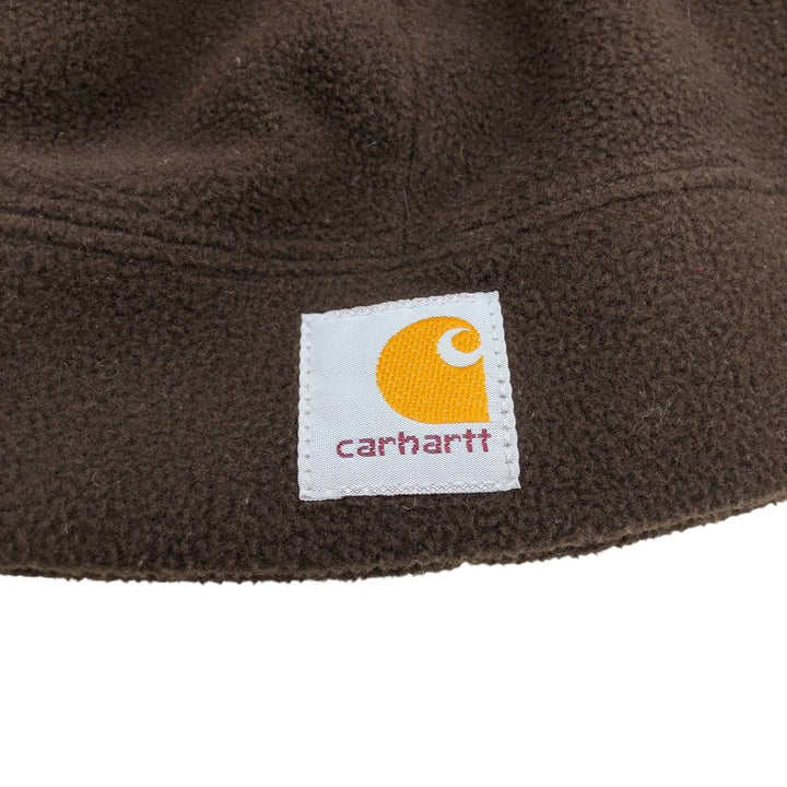 Carhartt knit beanie, one size fits all polyester brown type Vintage Second Hand