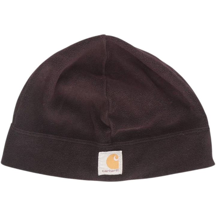 Carhartt knit beanie, one size fits all polyester Charcoal Vintage Second Hand