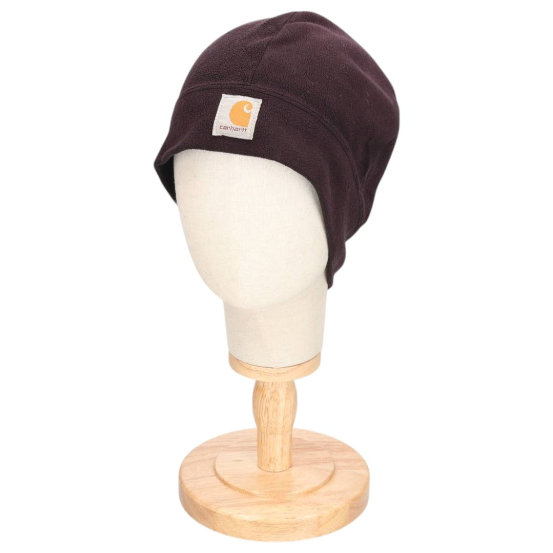 Carhartt knit beanie, one size fits all polyester Charcoal Vintage Second Hand