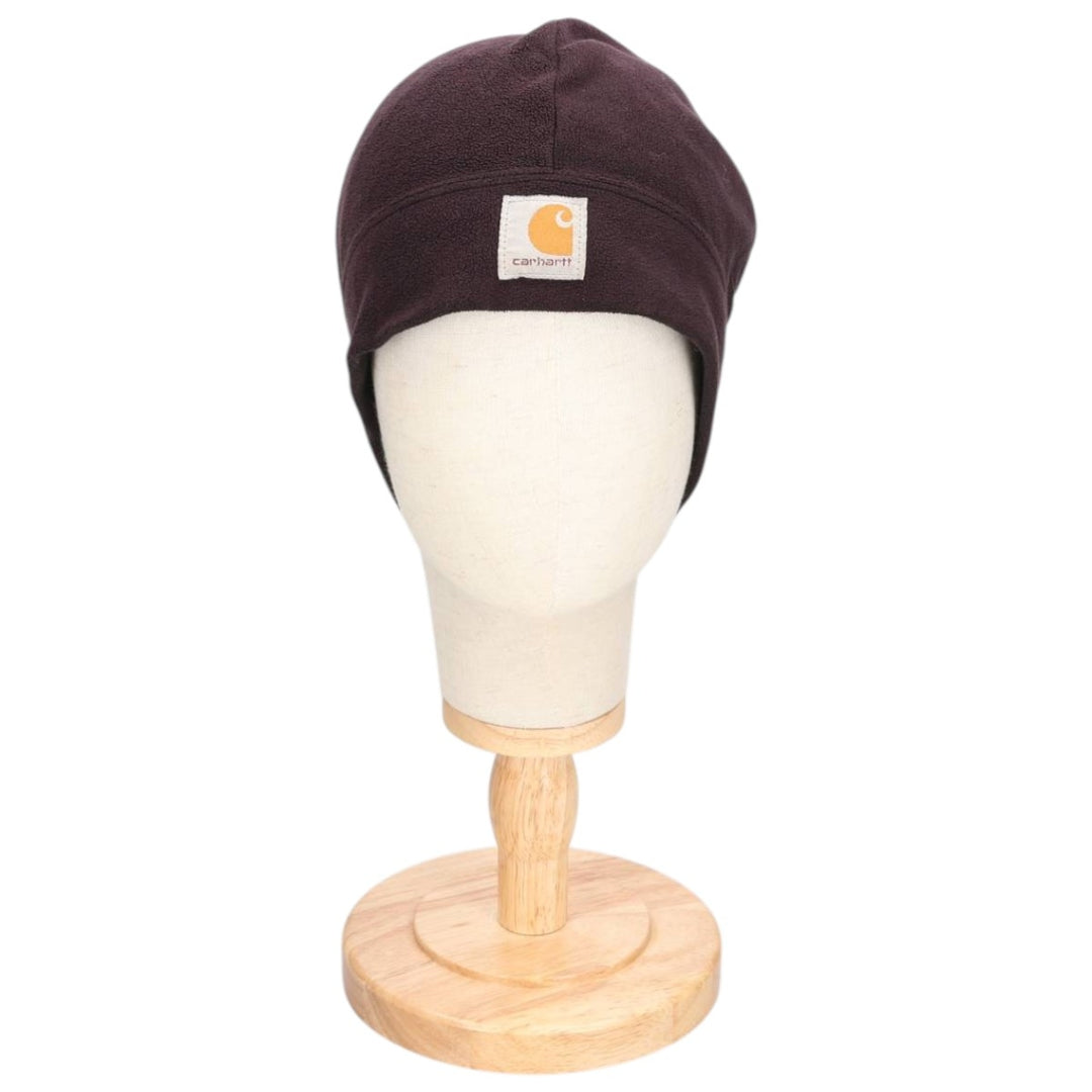 Carhartt knit beanie, one size fits all polyester Charcoal Vintage Second Hand