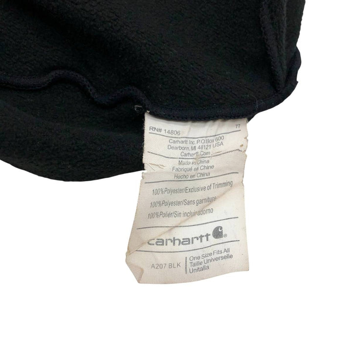 Carhartt knit beanie, one size fits all polyester Charcoal Vintage Second Hand