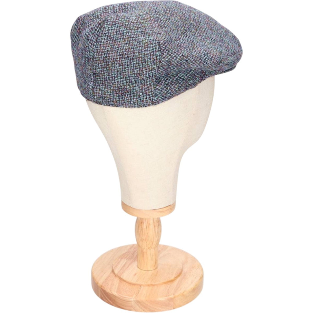 Glencroft Harris Tweed Hunting Cap, Made in England, One Size Fits All unclear gray type Vintage Second Hand
