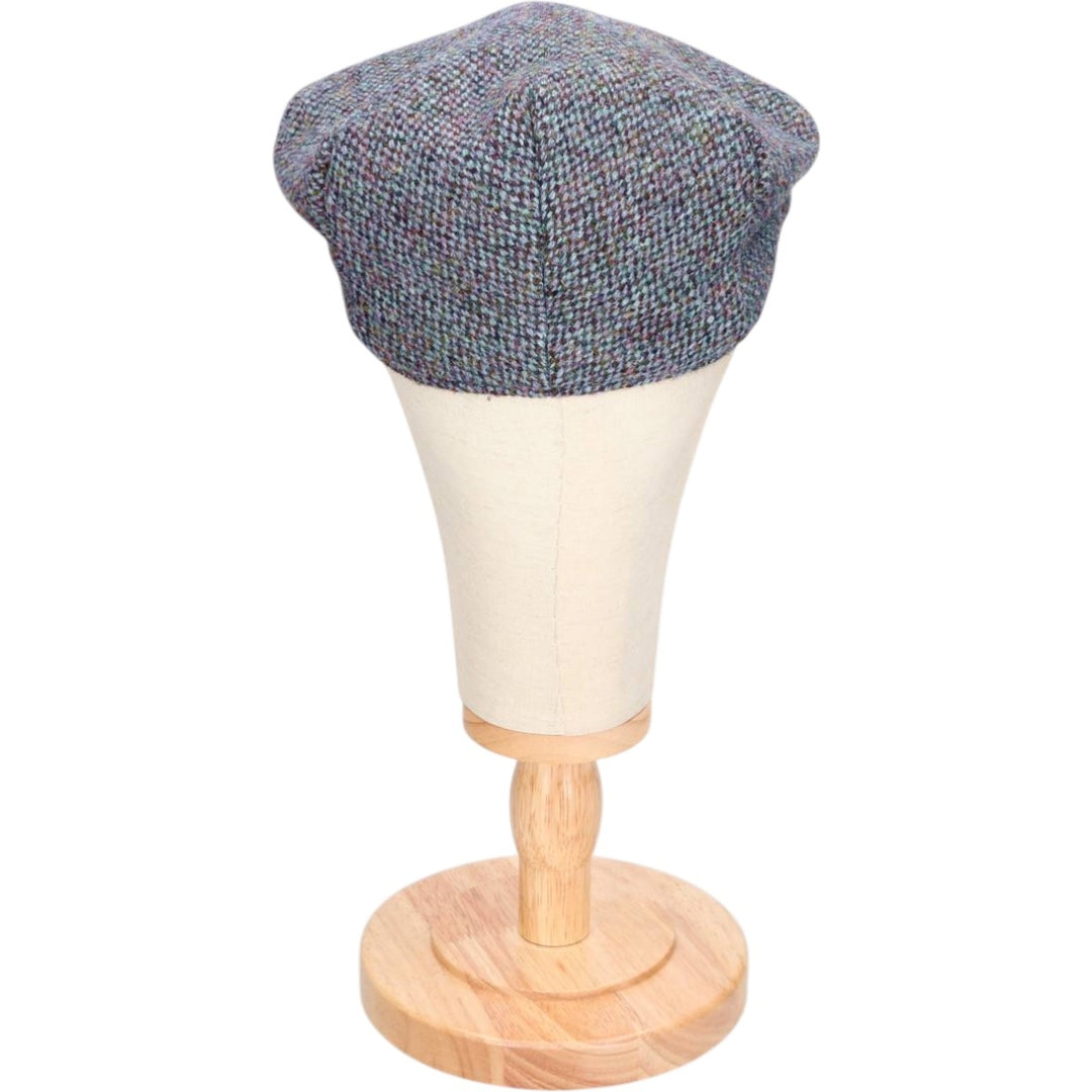 Glencroft Harris Tweed Hunting Cap, Made in England, One Size Fits All unclear gray type Vintage Second Hand