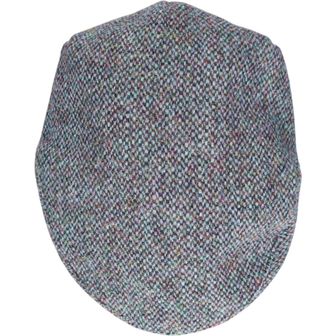 Glencroft Harris Tweed Hunting Cap, Made in England, One Size Fits All unclear gray type Vintage Second Hand