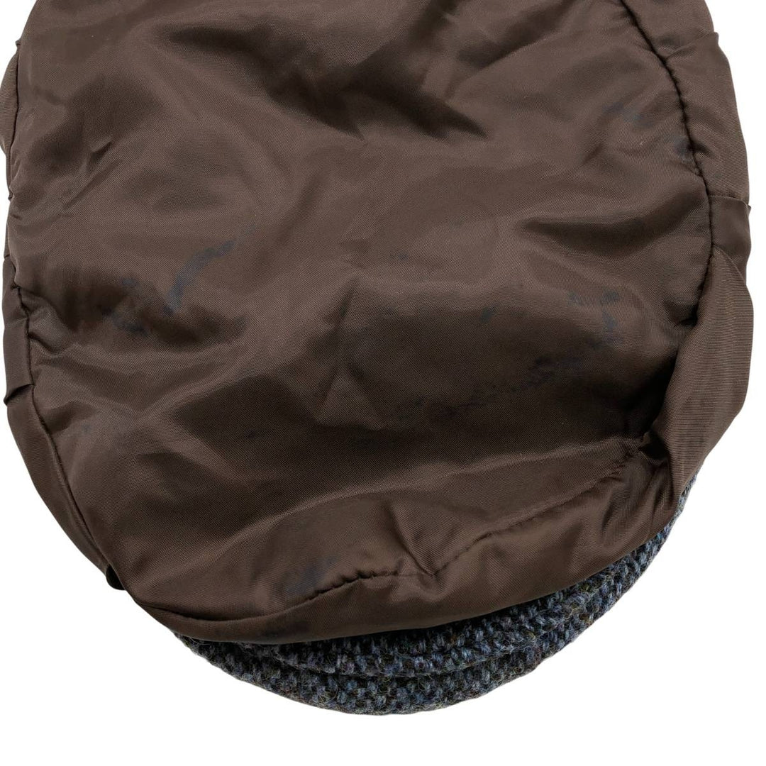 Glencroft Harris Tweed Hunting Cap, Made in England, One Size Fits All unclear gray type Vintage Second Hand