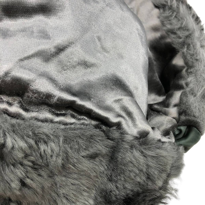 B-9B Military Flight Cap (Free Size) unclear Khaki type sage green Vintage Second Hand