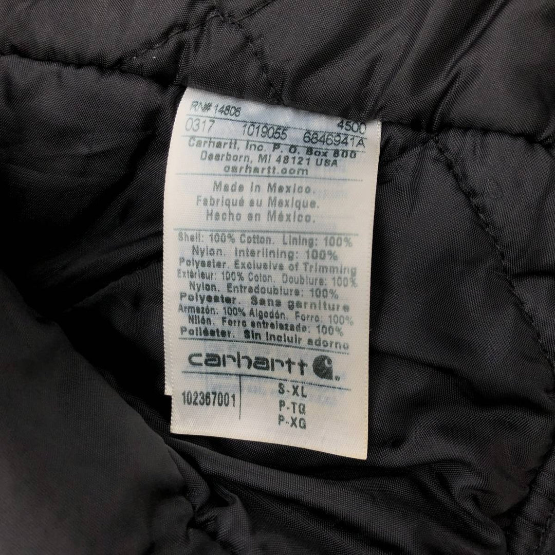 Carhartt Duck Padded Hood (One Size Fits Most) cotton black type Vintage Second Hand