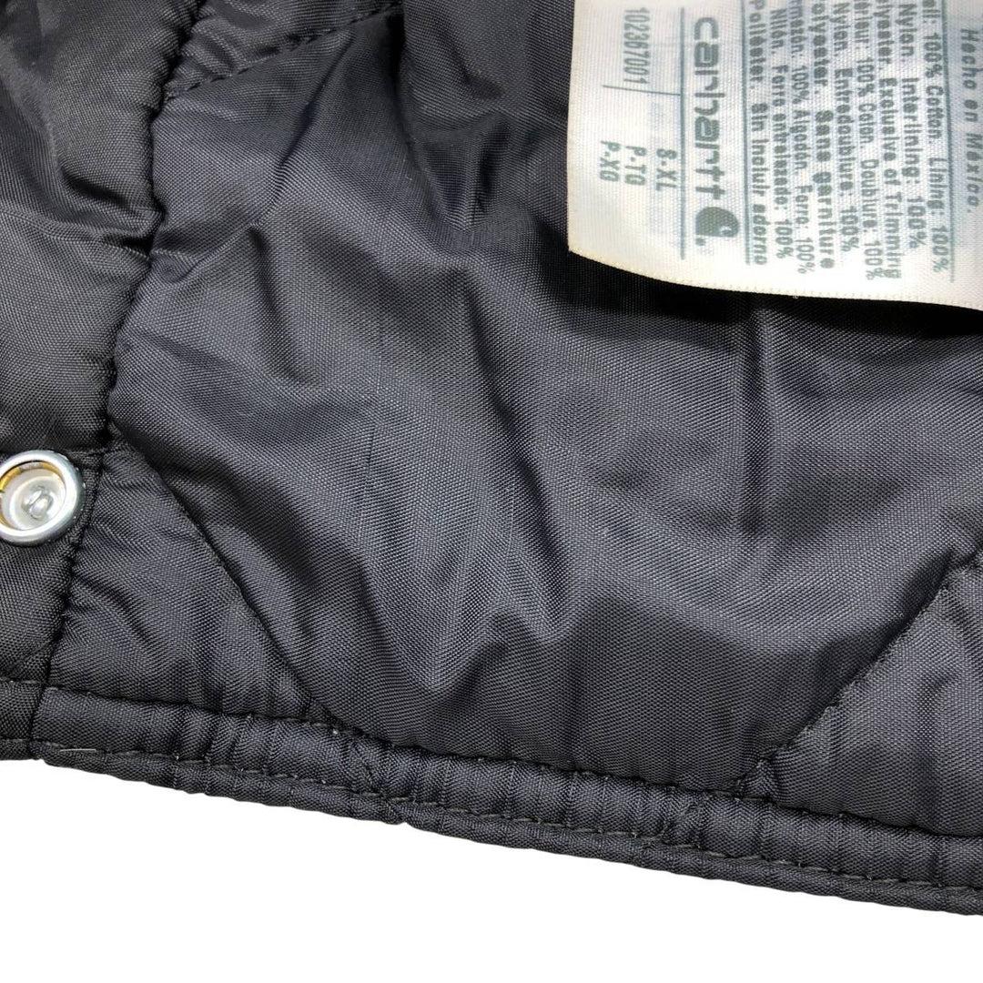 Carhartt Duck Padded Hood (One Size Fits Most) cotton black type Vintage Second Hand